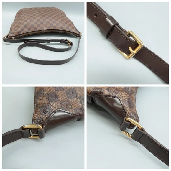 100% Authentic Louis Vuitton Bloomsbury Brown Damier Ebene Canvas Shoulder Bag - Picture 7 of 12